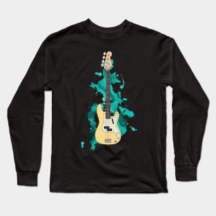 P-style Bass Guitar Butterscotch Color Long Sleeve T-Shirt